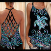 Love Turtles Cross Tank Top