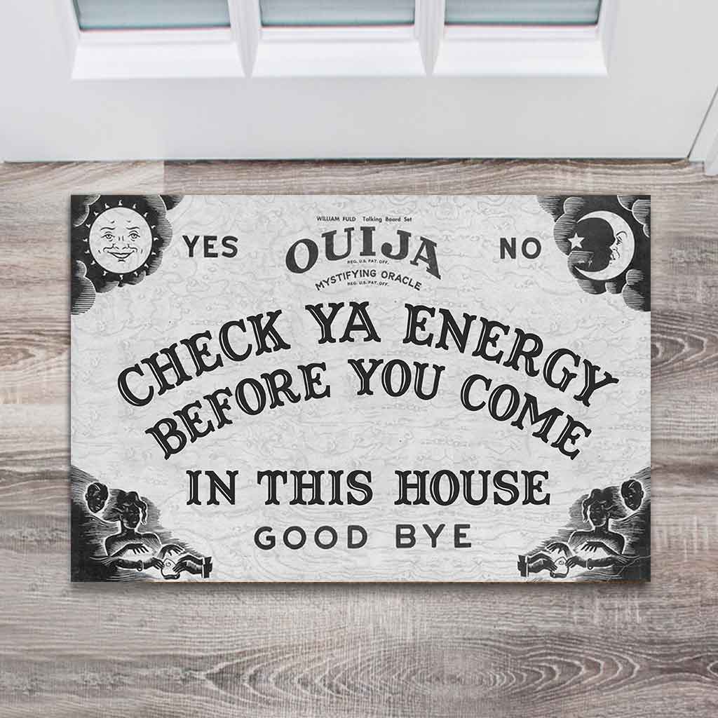 Check Your Energy - Witch Doormat