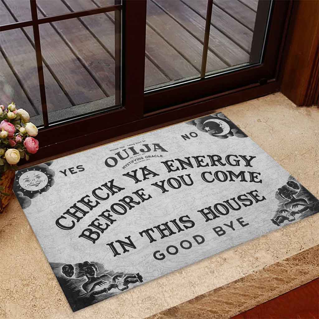 Check Your Energy - Witch Doormat