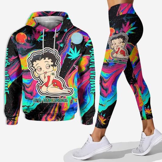 High Maintenance - Personalized Weed Hoodie and Leggings