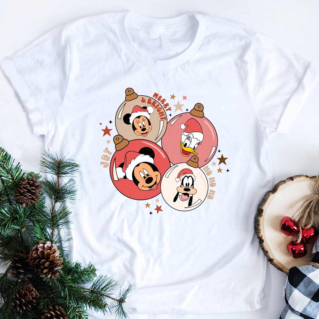 Merry Bright - Christmas Mouse T-shirt and Hoodie