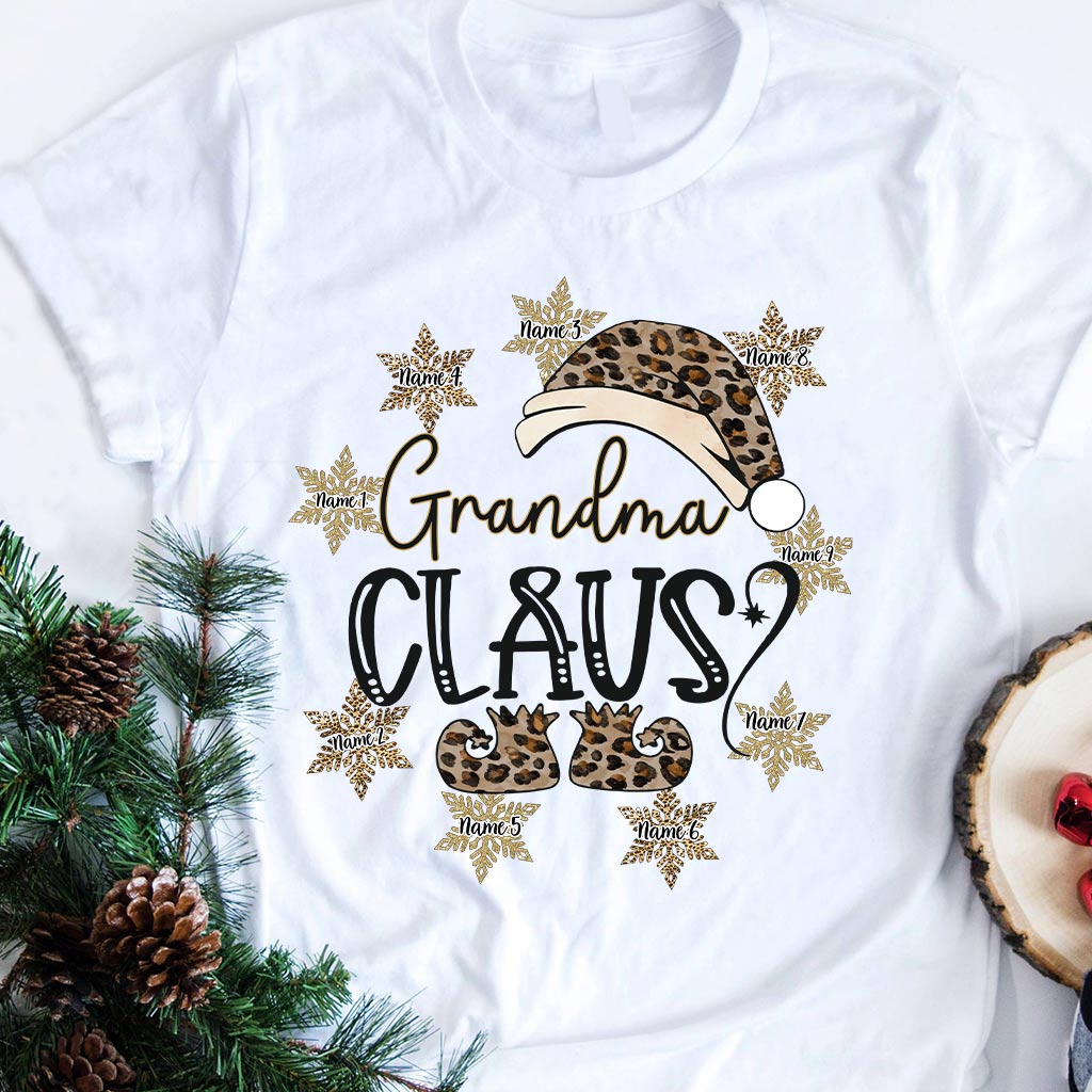 Grandma Claus - Personalized Christmas T-shirt and Hoodie