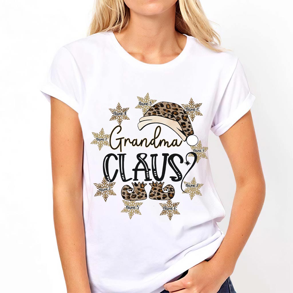 Grandma Claus - Personalized Christmas T-shirt and Hoodie