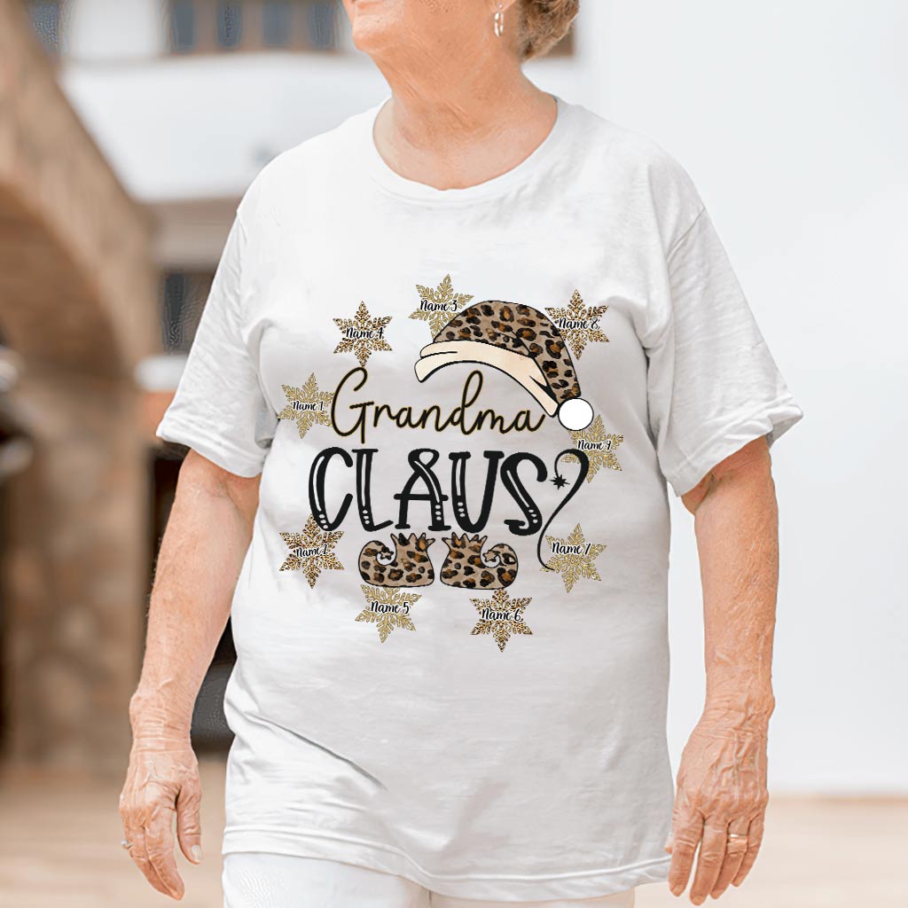 Grandma Claus - Personalized Christmas T-shirt and Hoodie