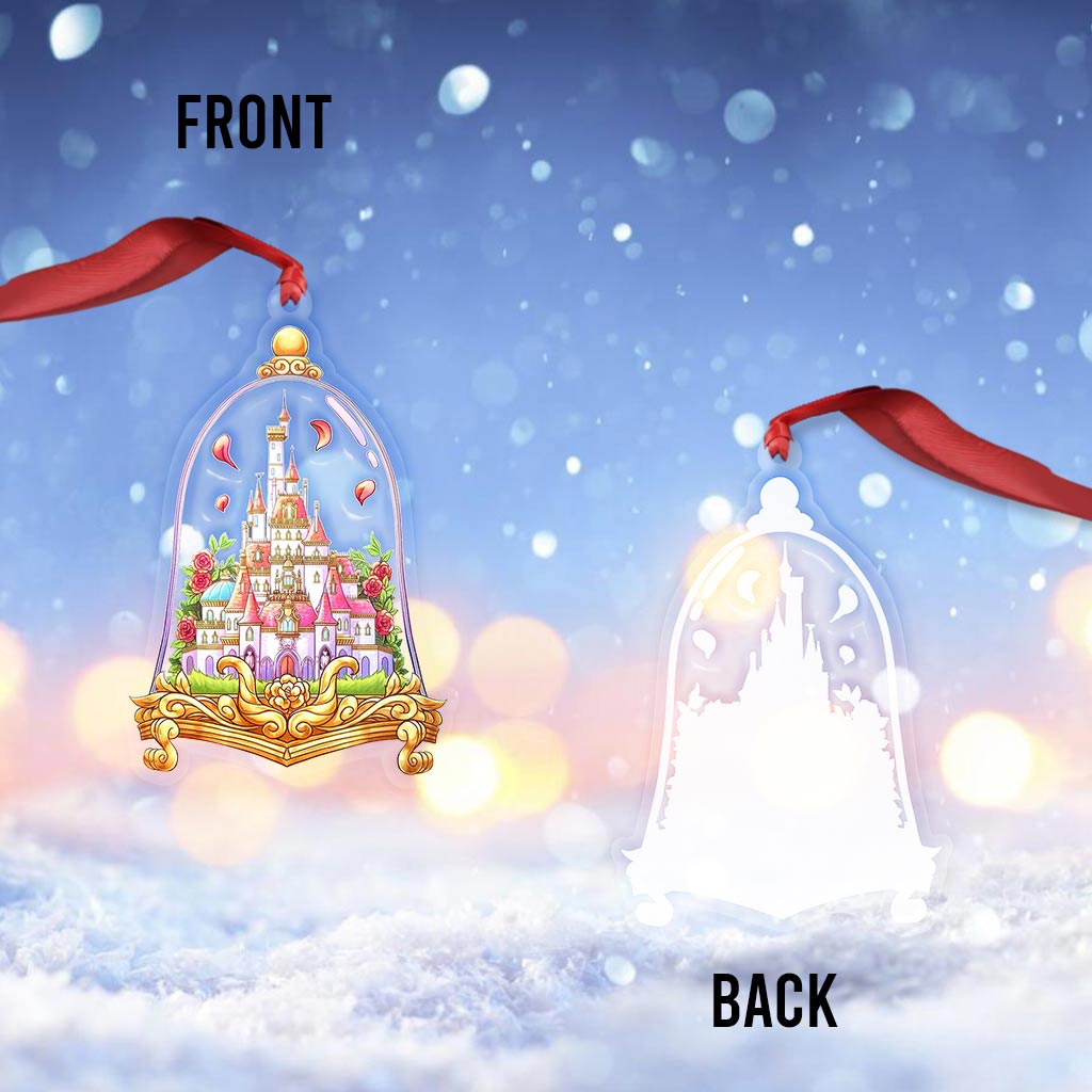 Beast’s Castle - Christmas Mouse Transparent Ornament