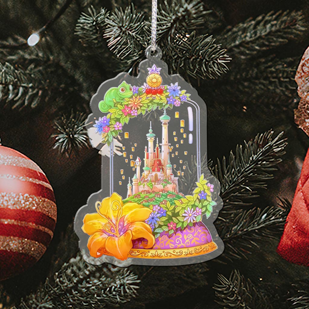 Tangled Kingdom Terrarium - Christmas Mouse Transparent Ornament