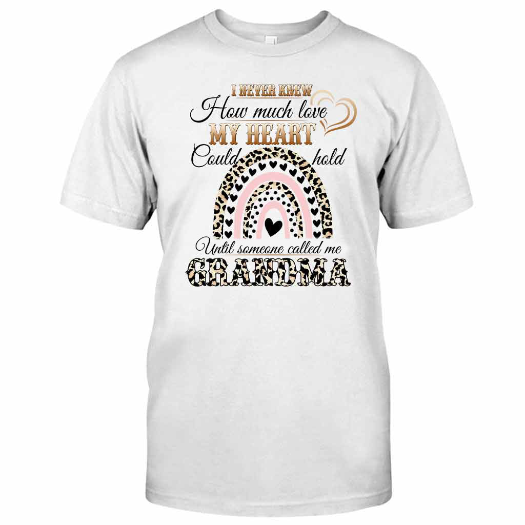 I Never Knew How Much Love My Heart - Personalized Mother's Day Grandma T-shirt and Hoodie