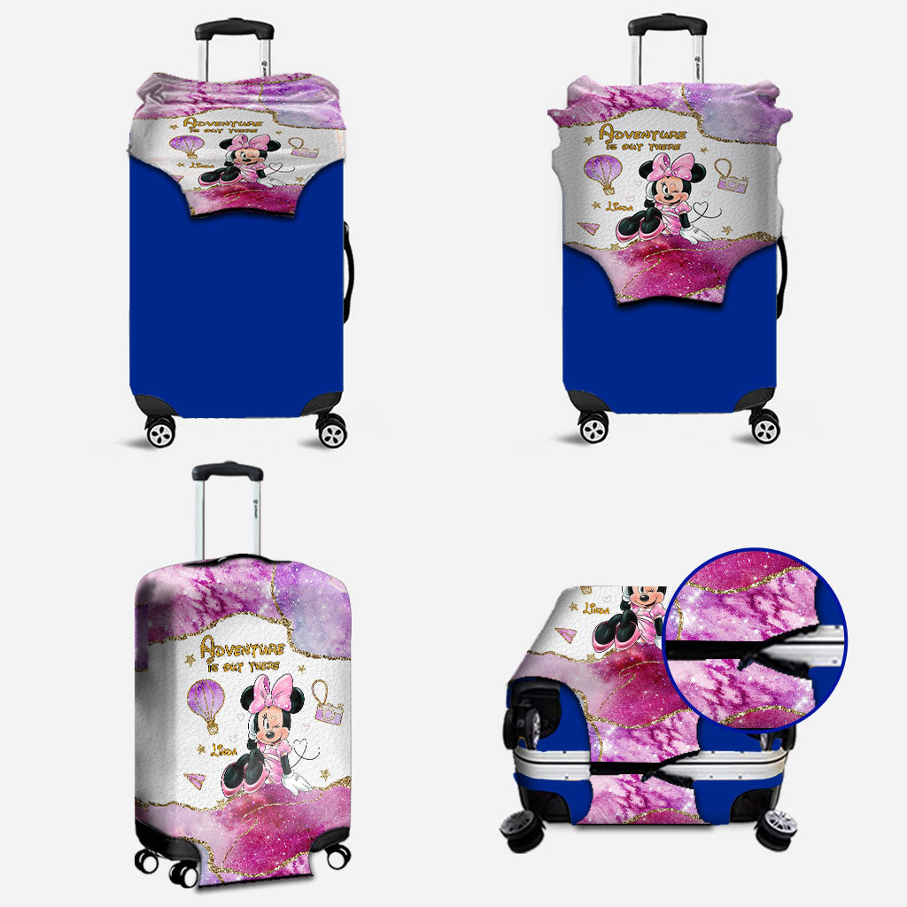 Adventure Is Out There - Personalized Mouse Luggage Cover