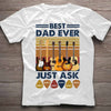Best Dad Ever Father&#39;s Day - Guitar Personalized T-shirt And Hoodie
