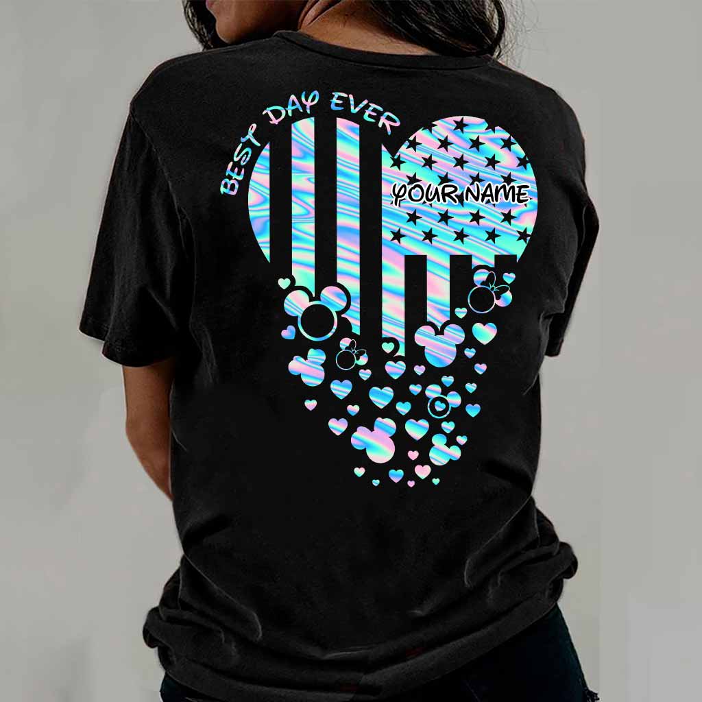 Best Day Ever Proud Mouse Ears - Personalized Independence Day T-shirt and Hoodie