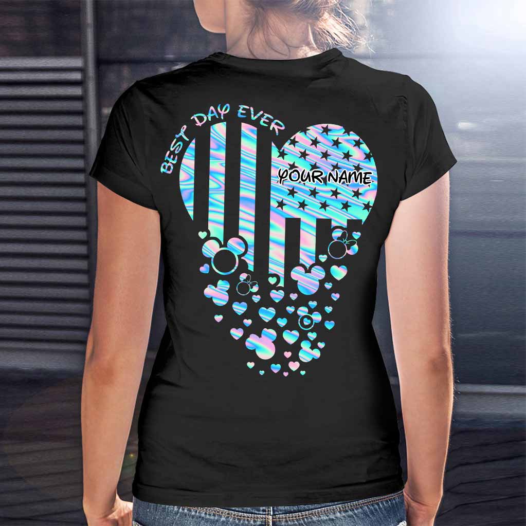 Best Day Ever Proud Mouse Ears - Personalized Independence Day T-shirt and Hoodie