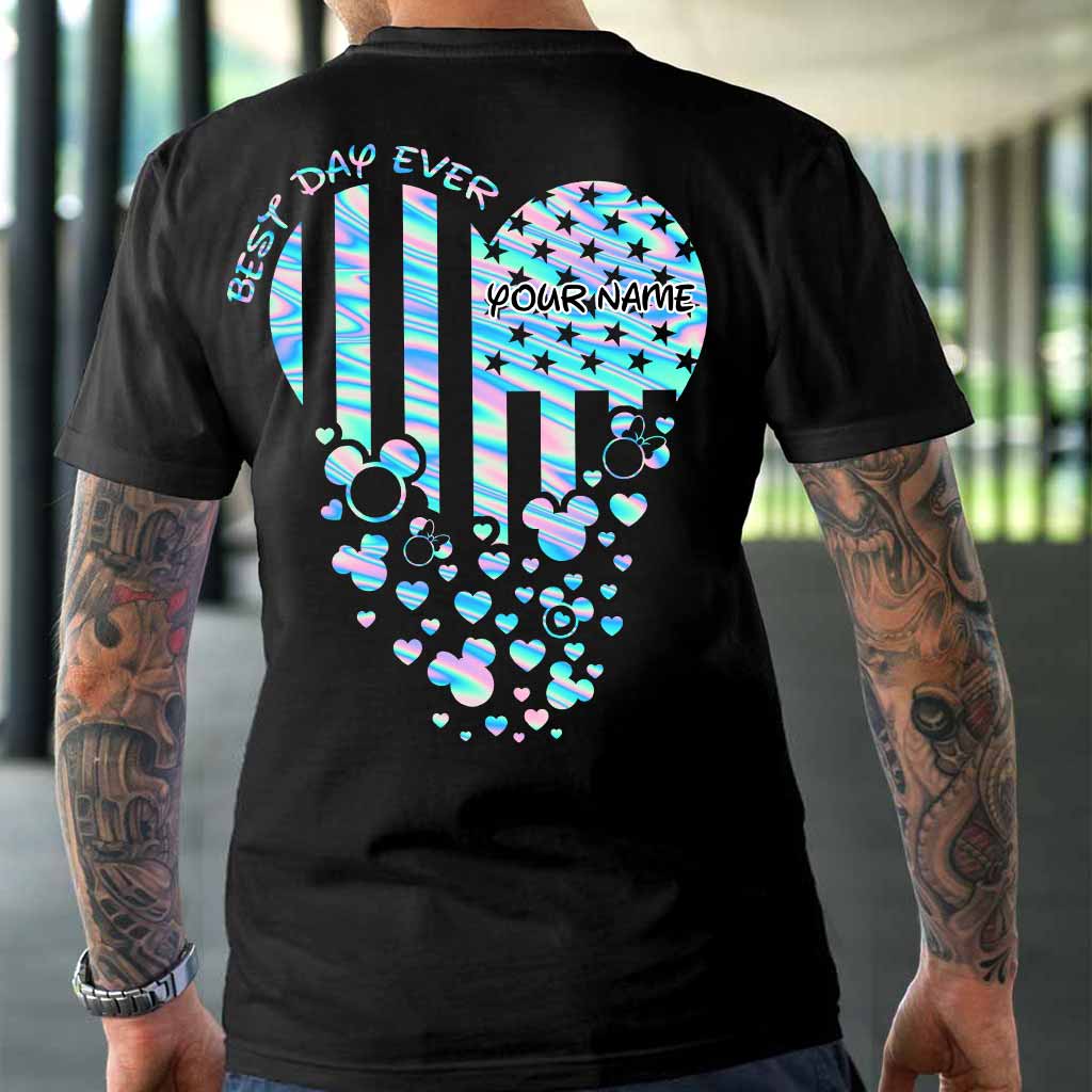 Best Day Ever Proud Mouse Ears - Personalized Independence Day T-shirt and Hoodie
