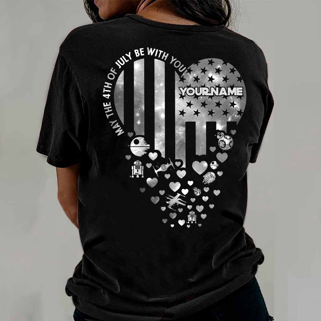 May The 4th Of July Be With You - Personalized Independence Day The Force T-shirt and Hoodie