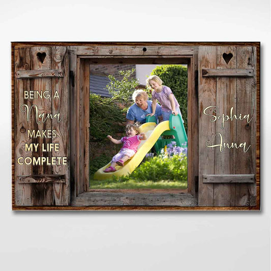 My Life Complete - Grandma Personalized Poster