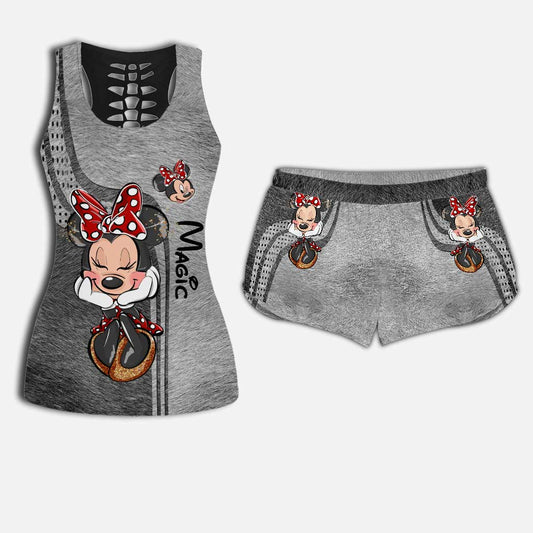 Sweet Mouse Ears - Mouse Hollow Tank Top and Women Shorts