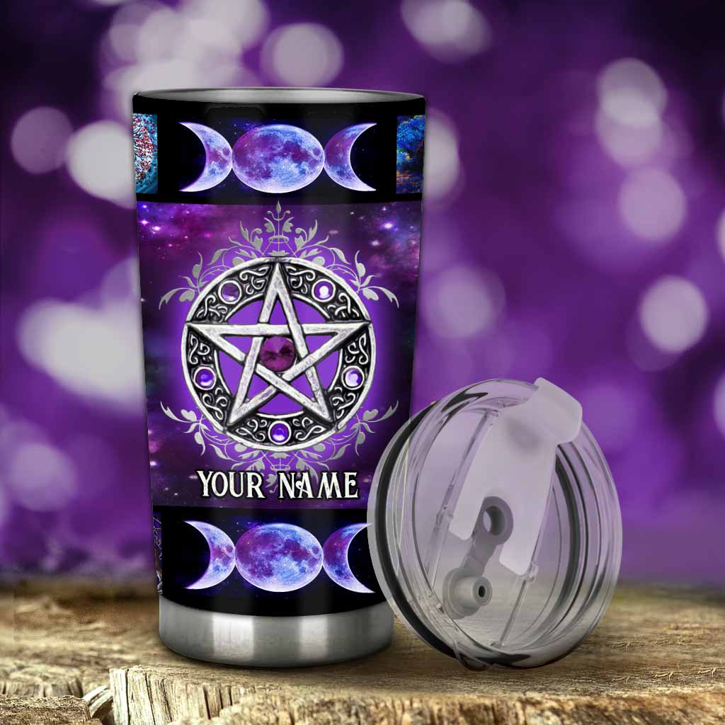 Witch Vibes Pentagram - Personalized Witch Tumbler