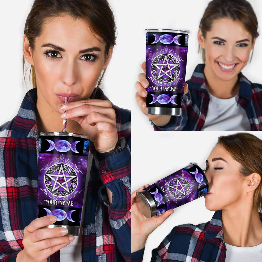 Witch Vibes Pentagram - Personalized Witch Tumbler