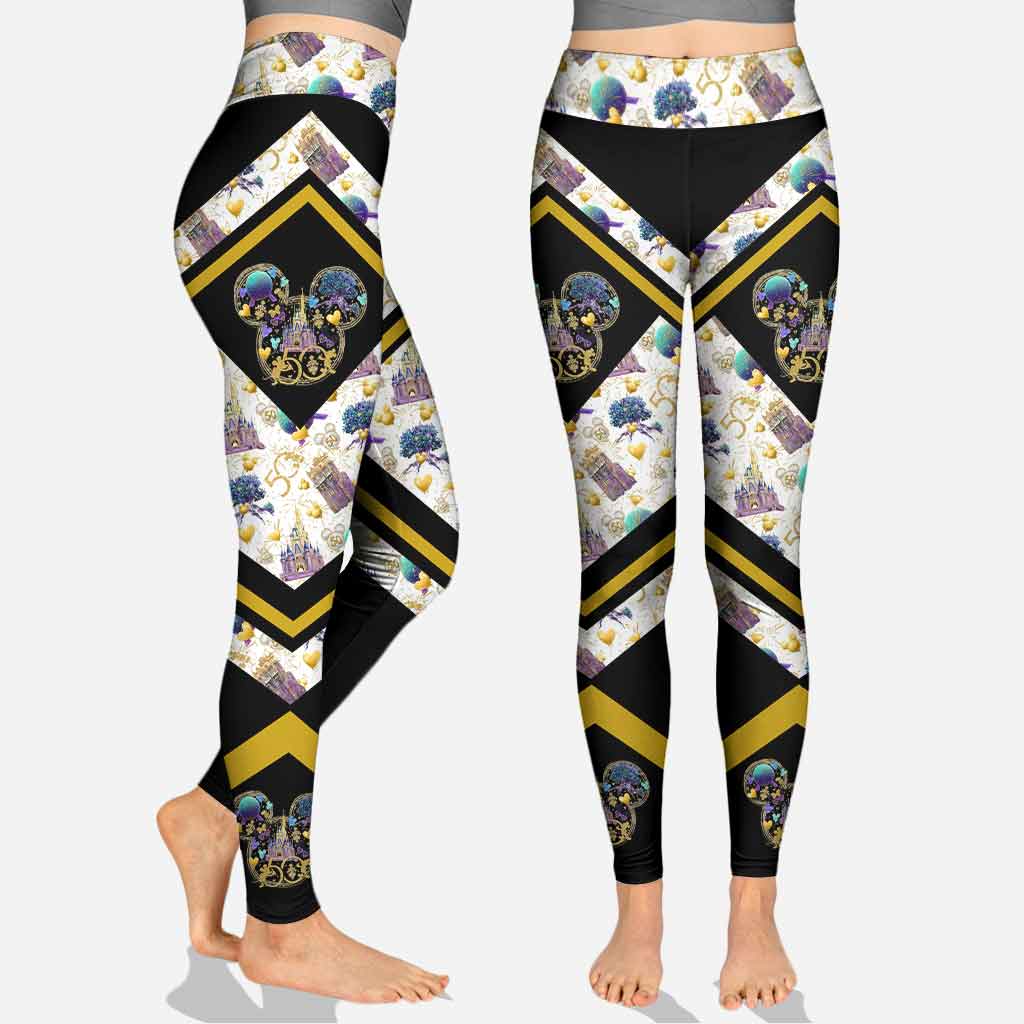 50th Anniversary Magical World Mouse Ears - Personalized Hoodie And Leggings