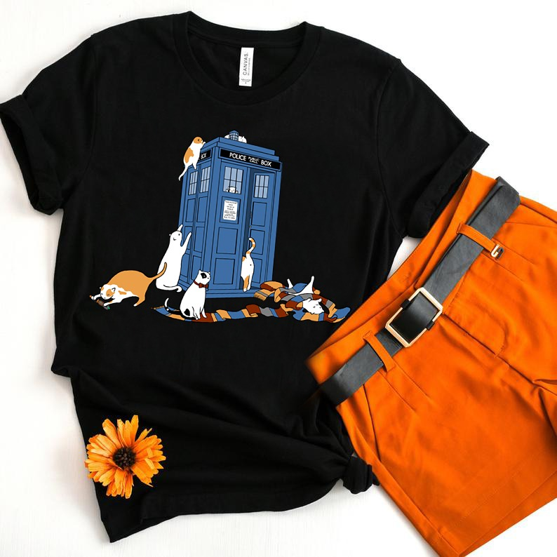 Cats And The Box - T-shirt and Hoodie 1122