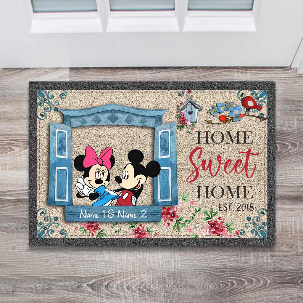 Home Sweet Home - Personalized Mouse Doormat