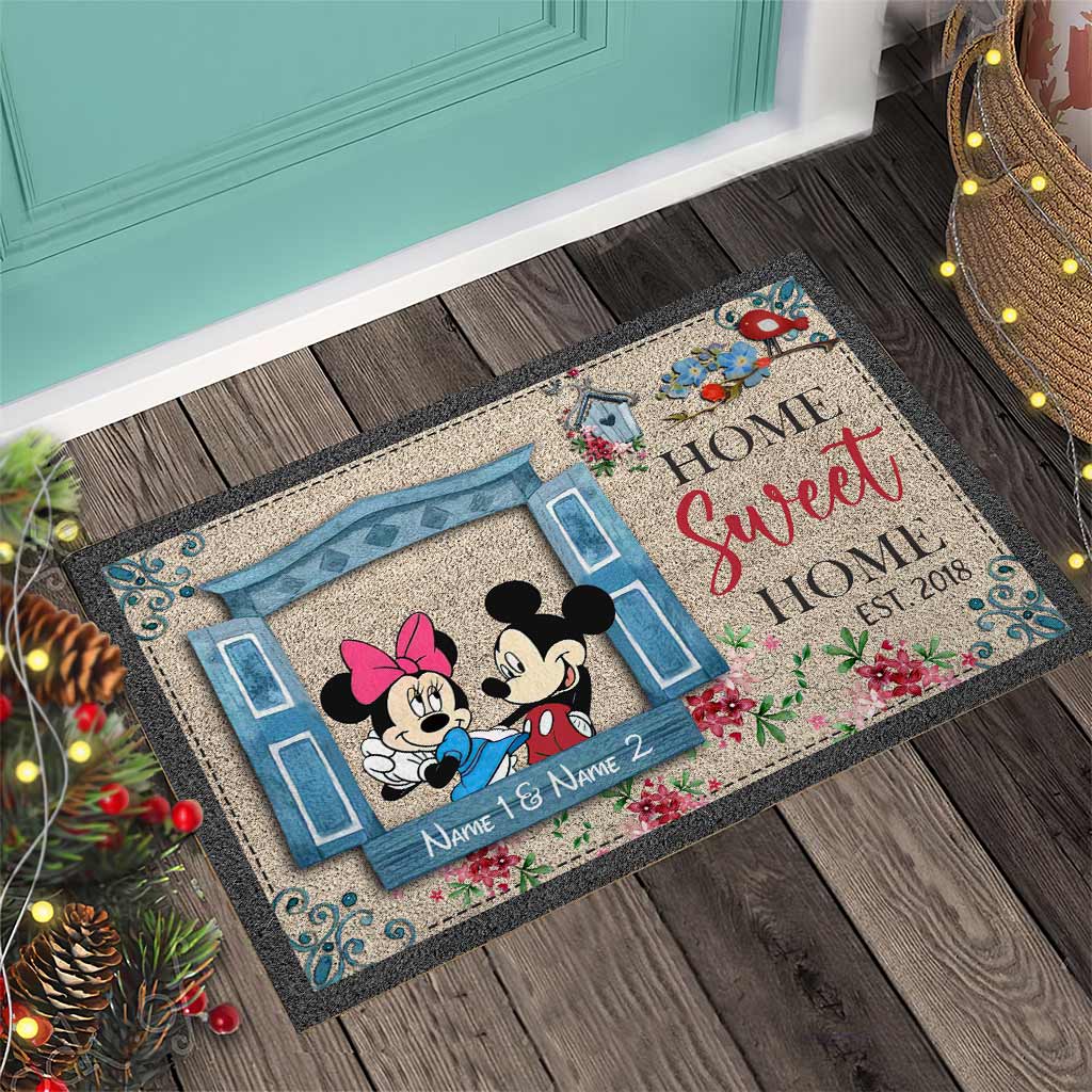 Home Sweet Home - Personalized Mouse Doormat