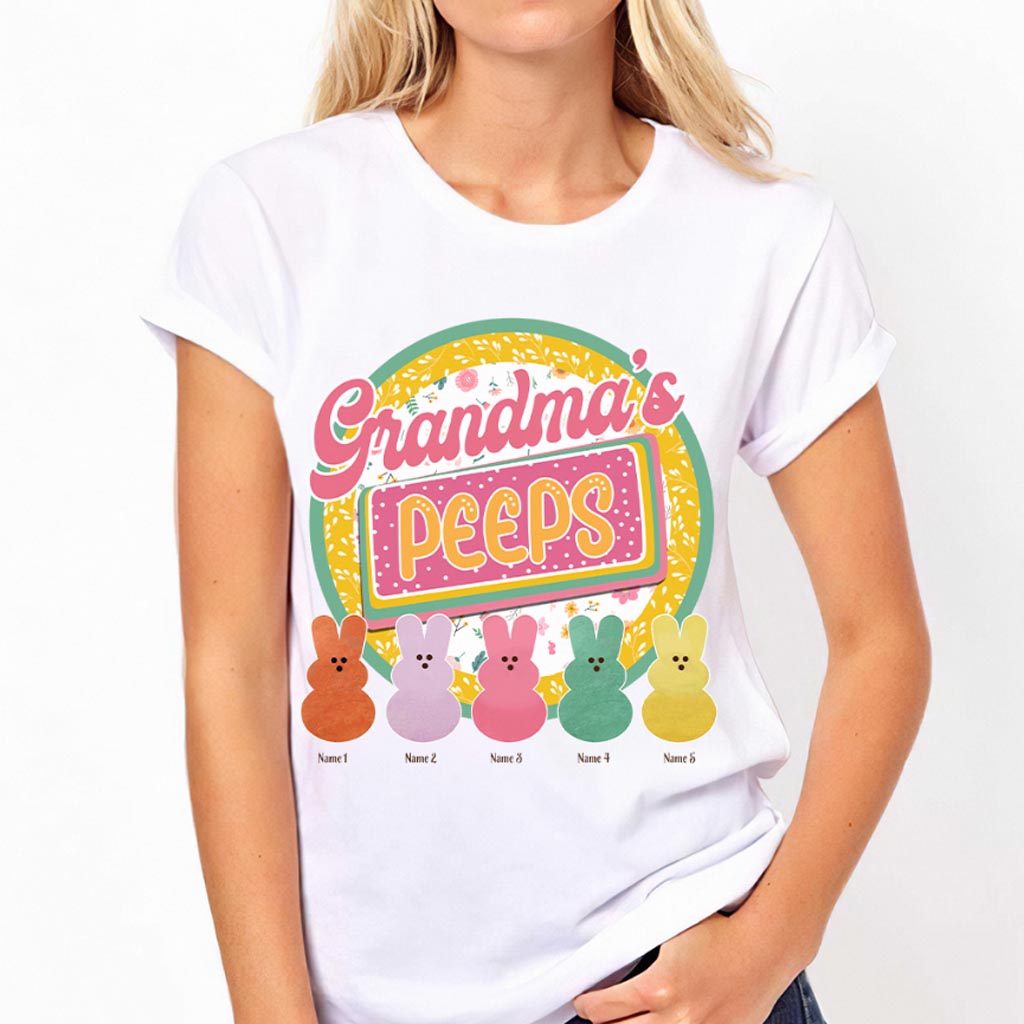 Grandma's Peeps - Personalized Easter Day T-shirt and Hoodie