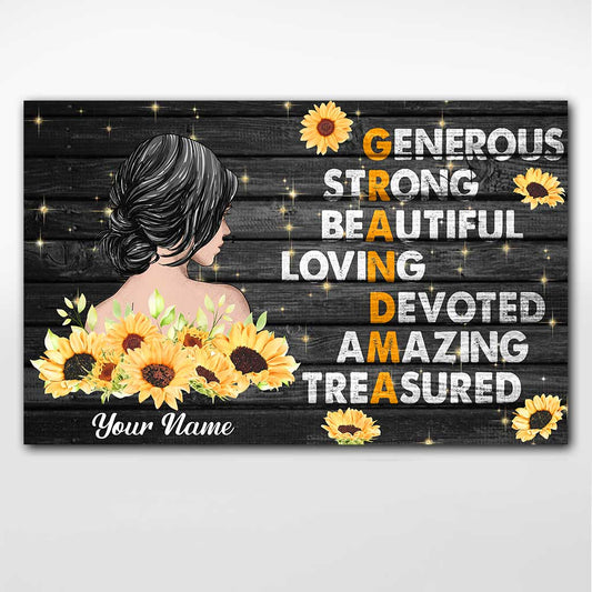 Grandma Love - Personalized Grandma Poster
