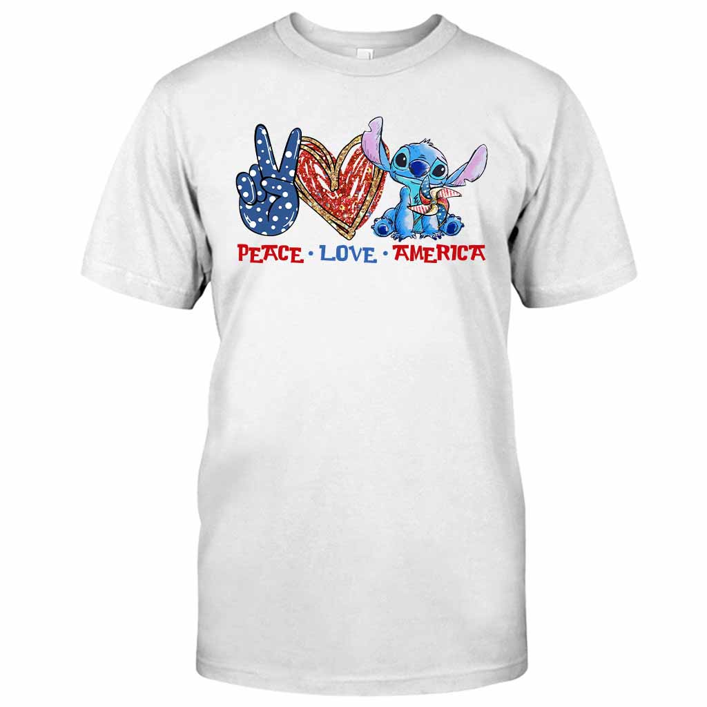 Peace Love - Independence Day Ohana T-shirt and Hoodie