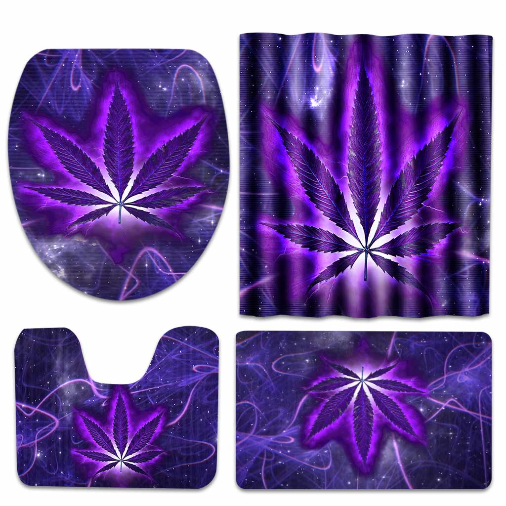 Get High - Weed Bathroom Curtain & Mats Set