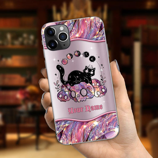 The Cat Witch - Personalized Black Cat Phone Case