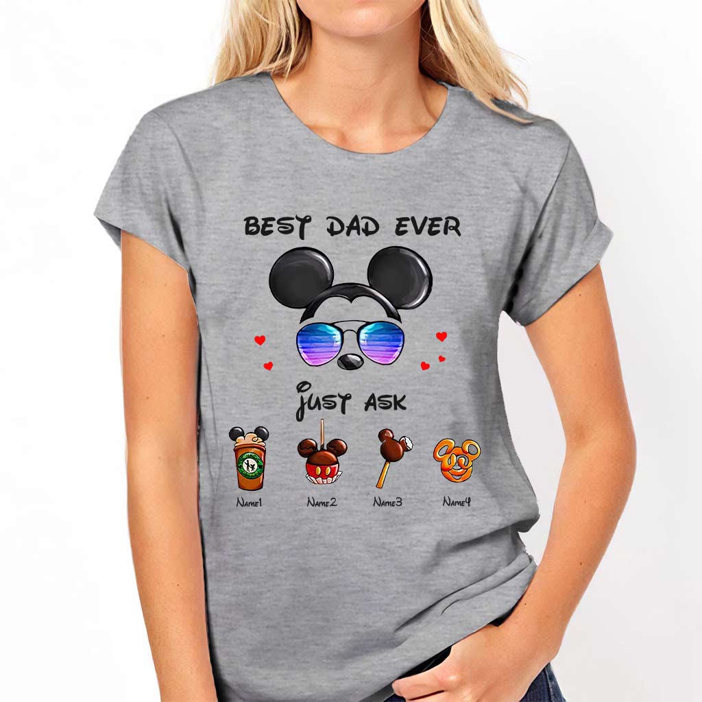Best Dad Ever - Personalized Father's Day Mouse T-shirt and Hoodie