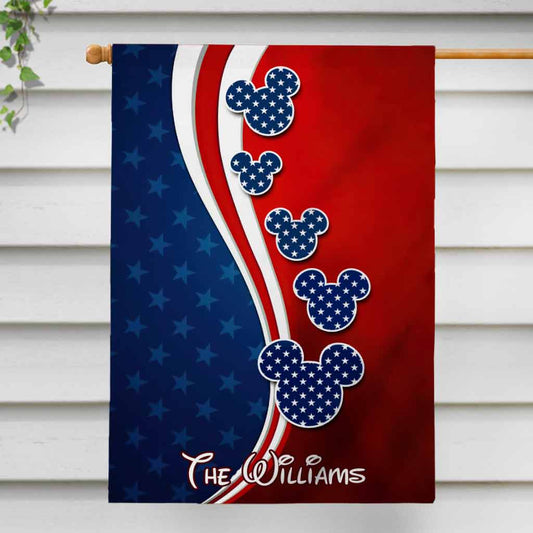 Mouse Ears - Personalized House Flag