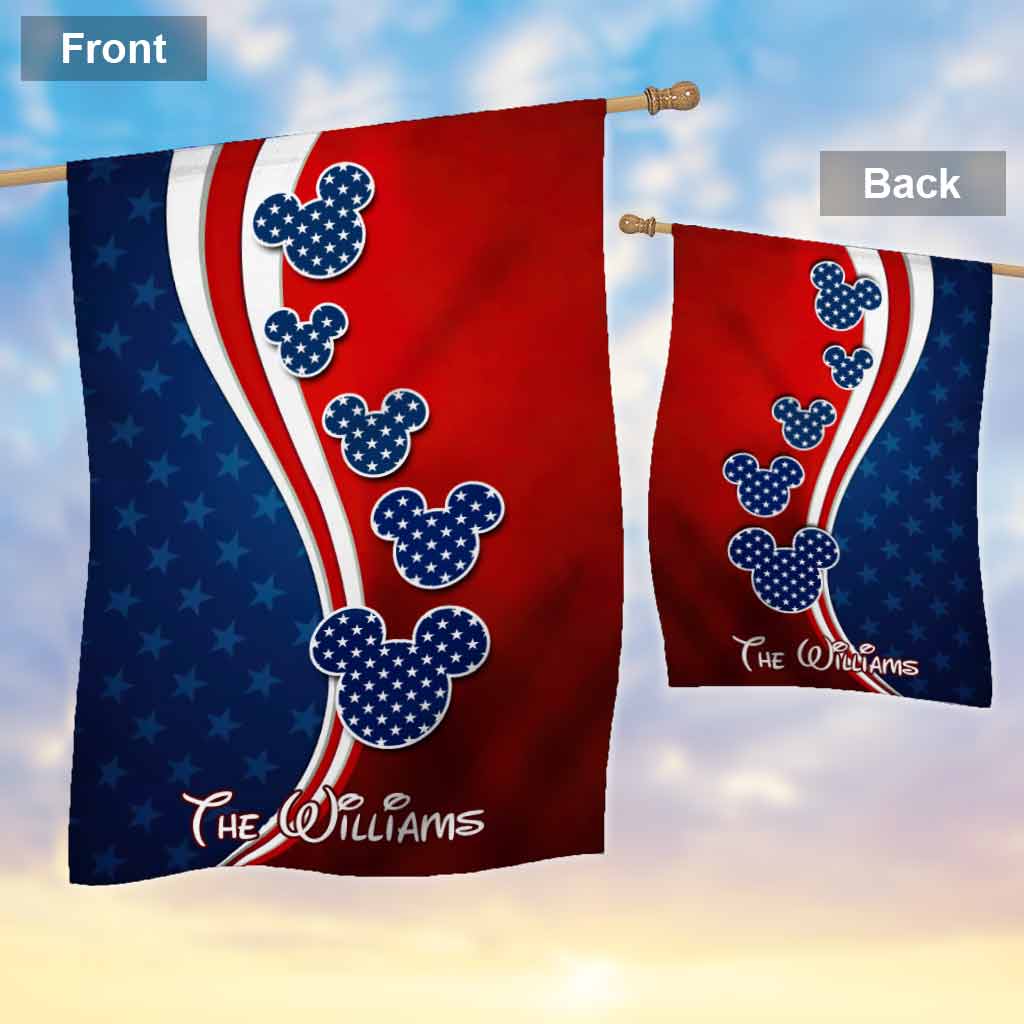 Mouse Ears - Personalized House Flag