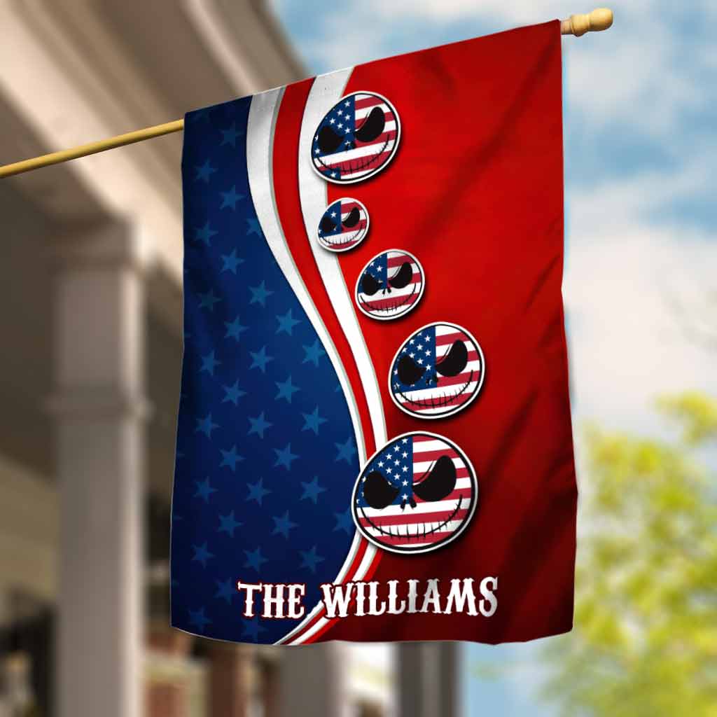 Hello Darkness - Personalized Nightmare House Flag