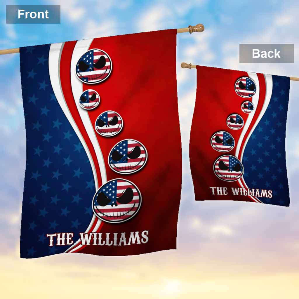 Hello Darkness - Personalized Nightmare House Flag