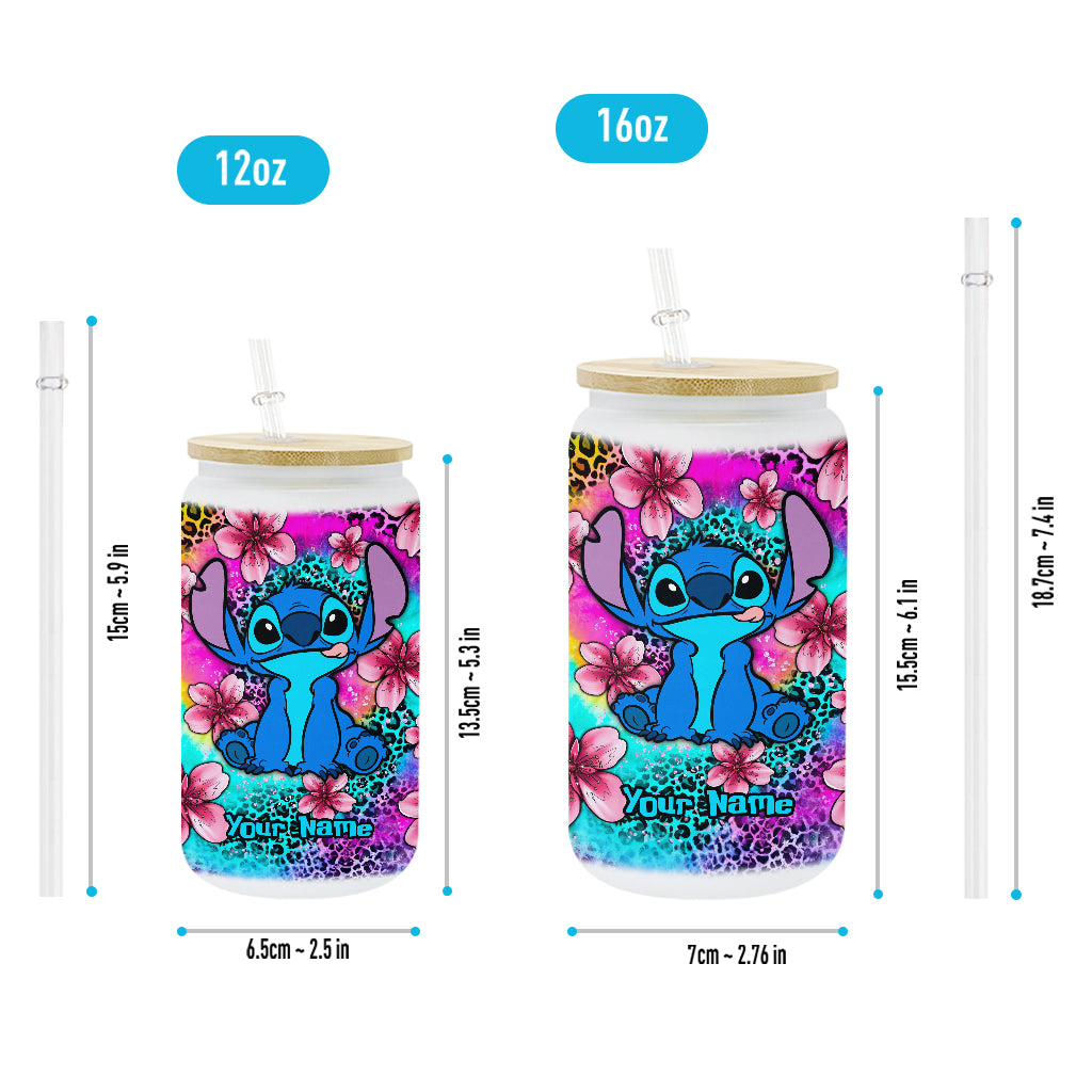 Ohana - Personalized Ohana Can Glass