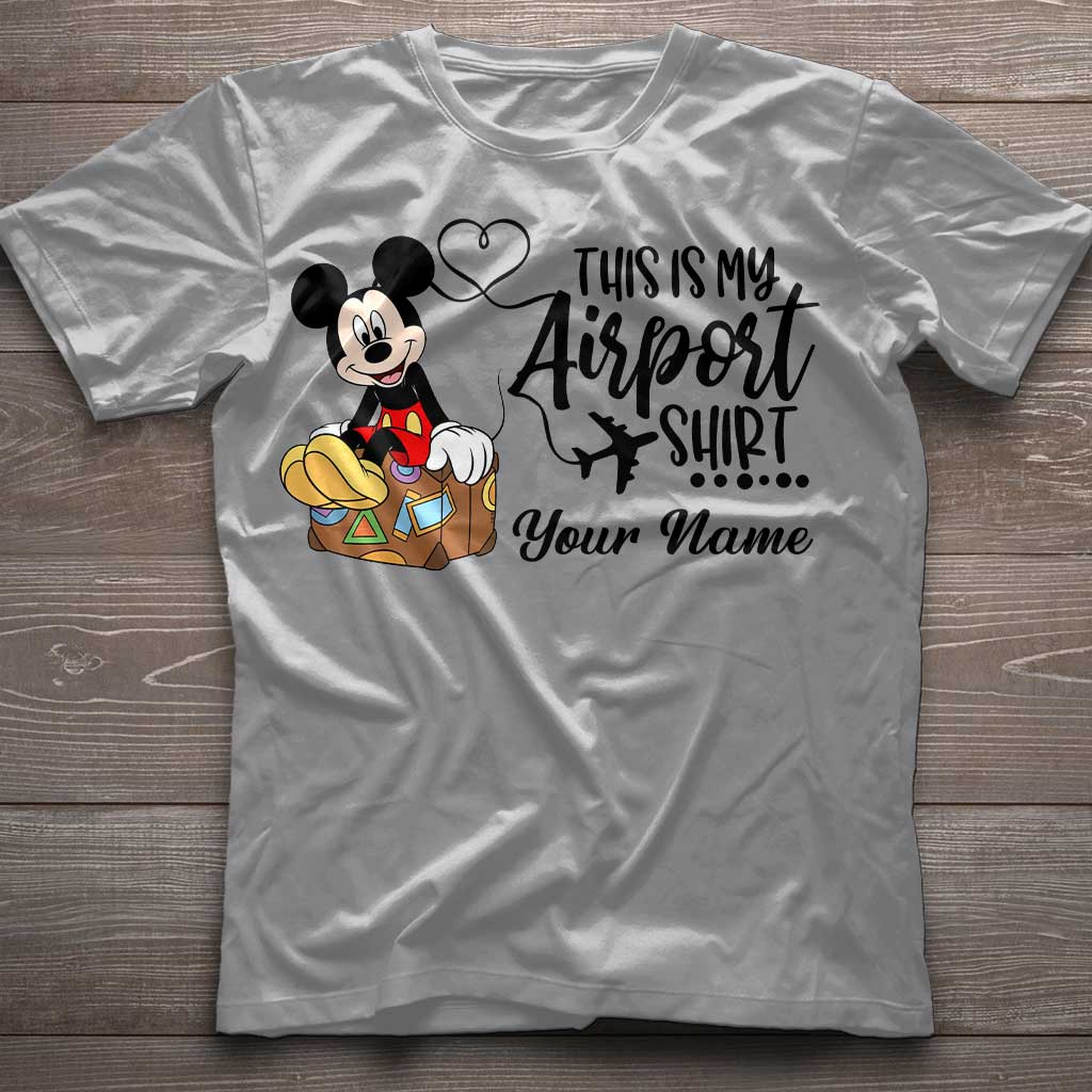 This Is My Airport Shirt - Personalized Mouse T-shirt and Hoodie