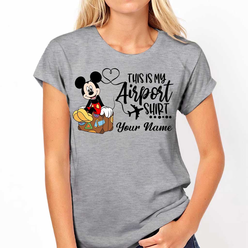 This Is My Airport Shirt - Personalized Mouse T-shirt and Hoodie