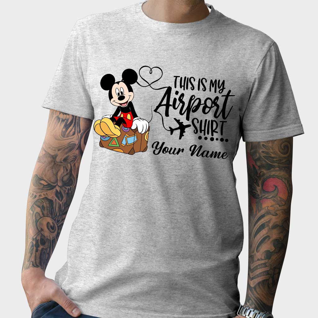 This Is My Airport Shirt - Personalized Mouse T-shirt and Hoodie