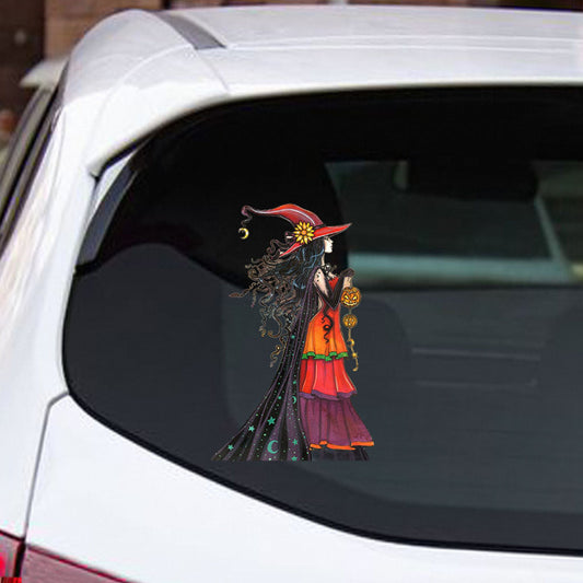 Beautiful Witch Halloween Decal Full 082021