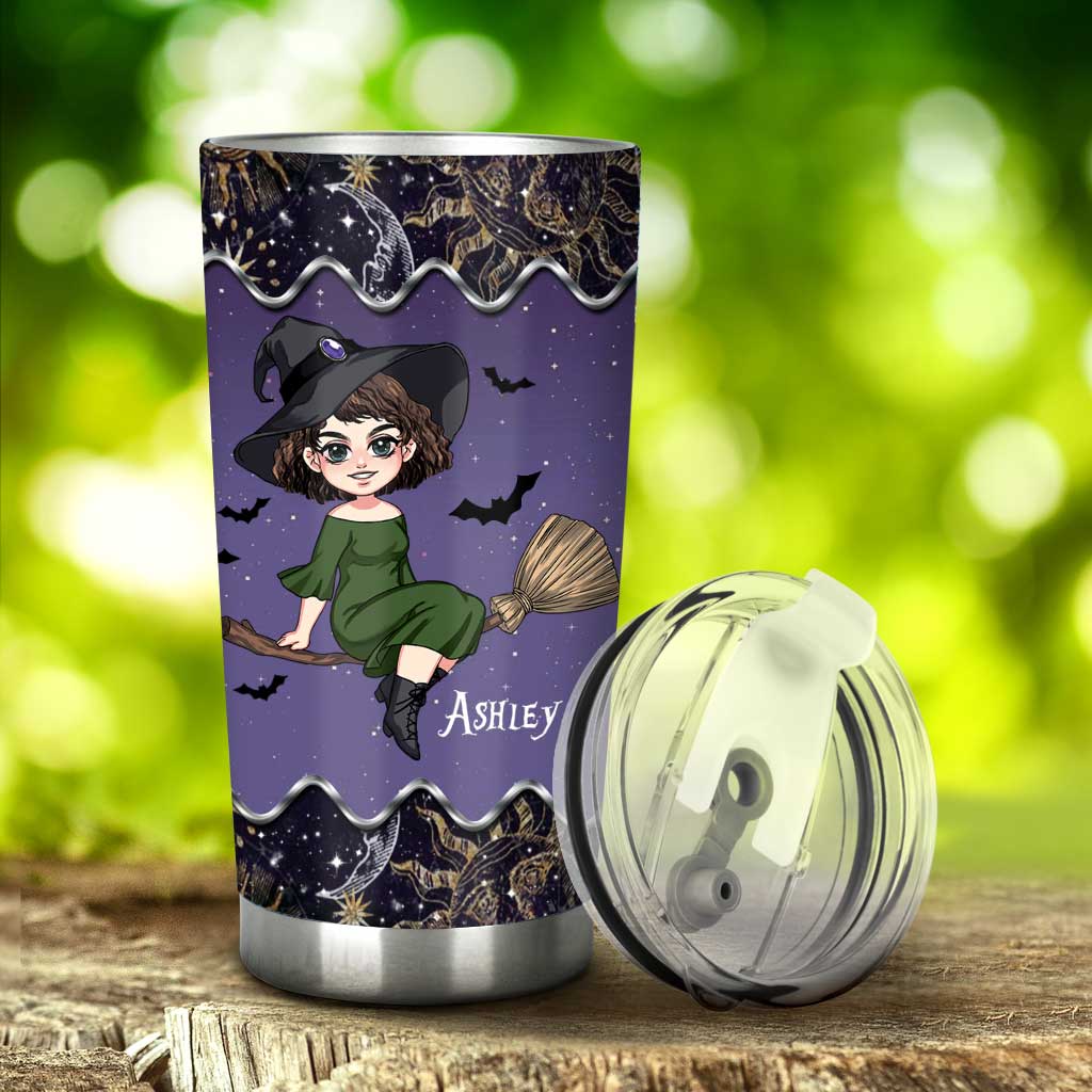 Buckle Up Buttercup - Personalized Witch Tumbler