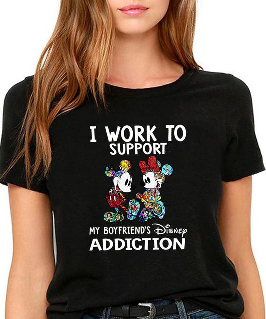 I Work To Support Mouse T-shirt and Hoodie