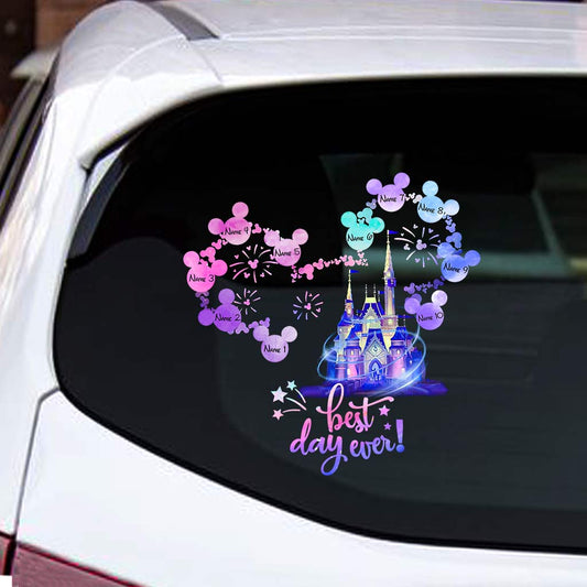 Best Day Ever - Personalized Mouse Decal Full