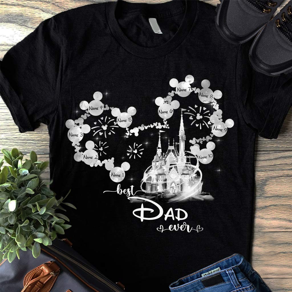 Best Dad Ever - Personalized Mother's Day Mouse T-shirt and Hoodie