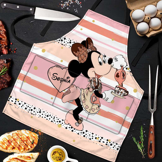 Just A Girl - Personalized Mouse Apron