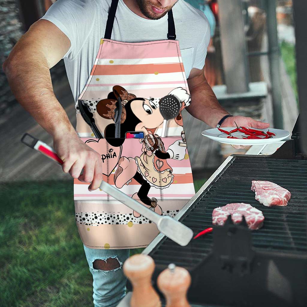 Just A Girl - Personalized Mouse Apron