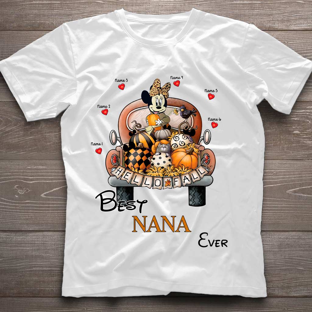 Hello Fall - Personalized Mouse T-shirt and Hoodie