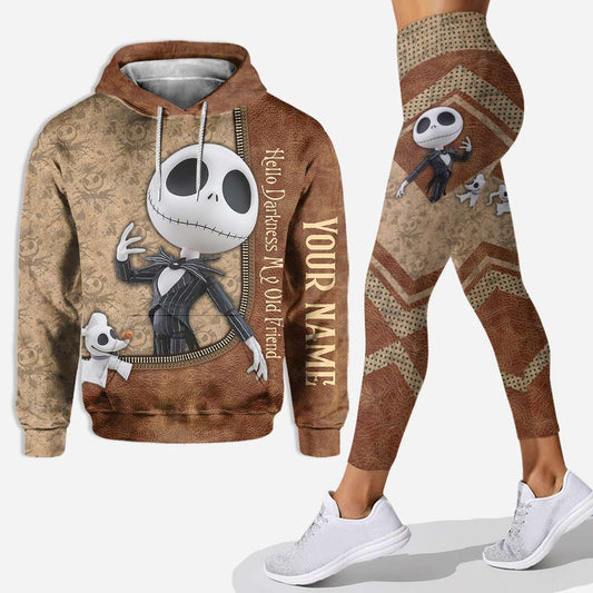 Hello Darkness My Old Friend - Personalized Nightmare Hoodie and Leggings