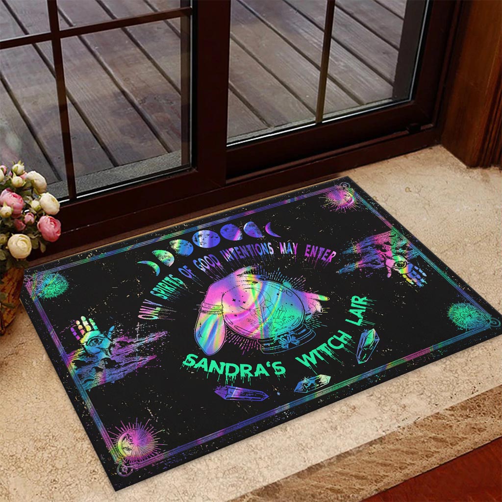 Only Spirits Of Good Intentions May Enter - Witch Personalized Doormat