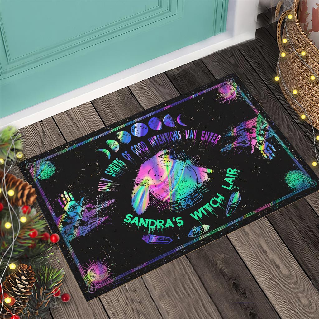 Only Spirits Of Good Intentions May Enter - Witch Personalized Doormat
